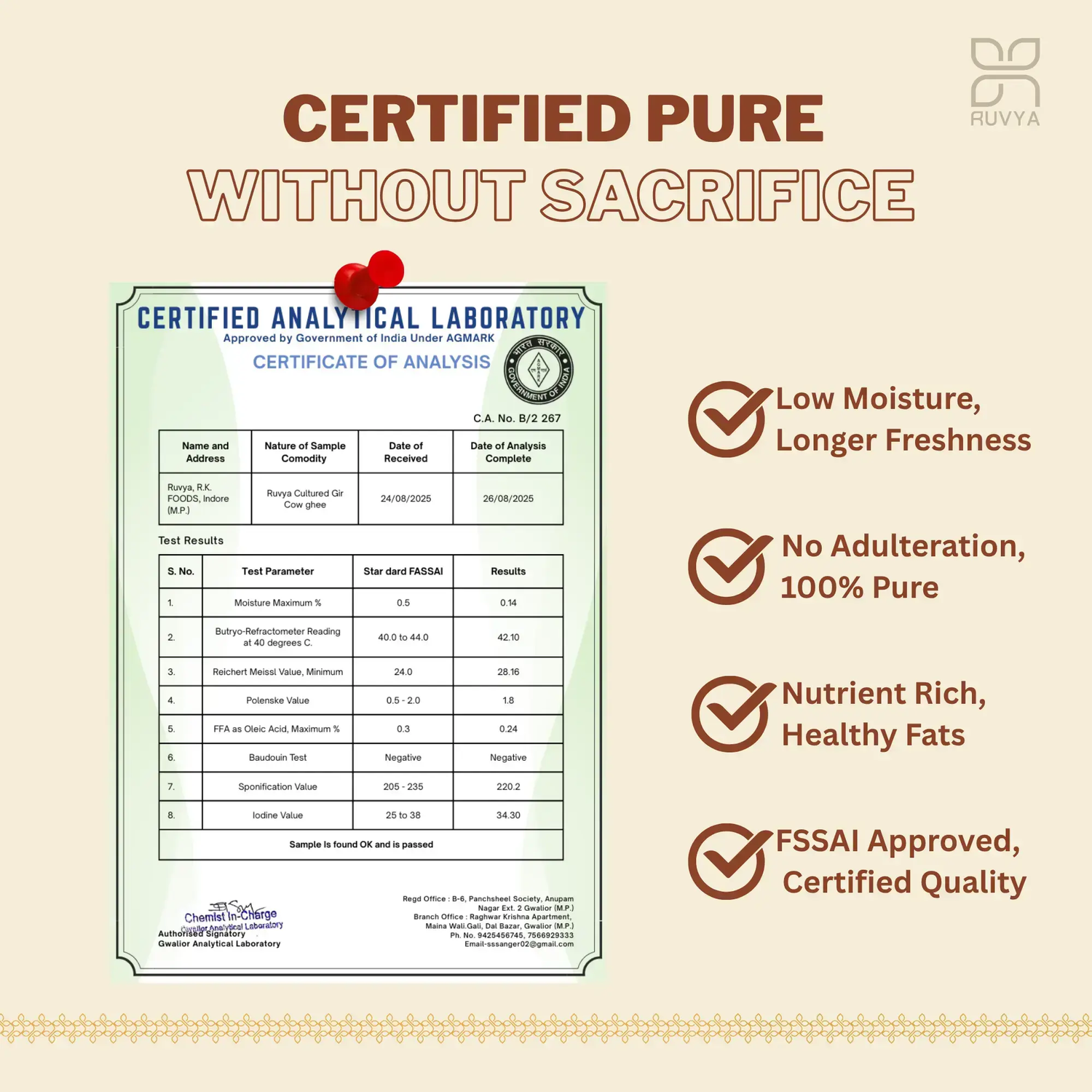 A2 Cultured Gir Cow Ghee