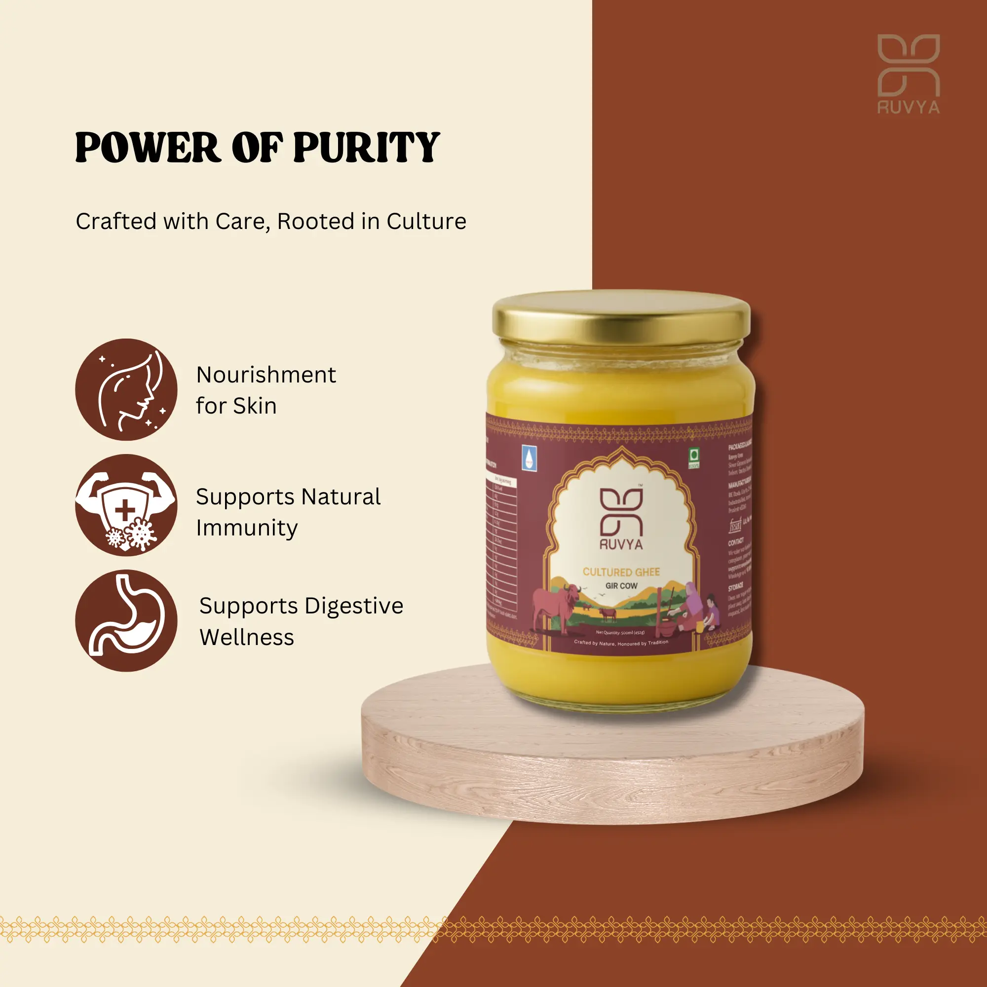 A2 Cultured Gir Cow Ghee